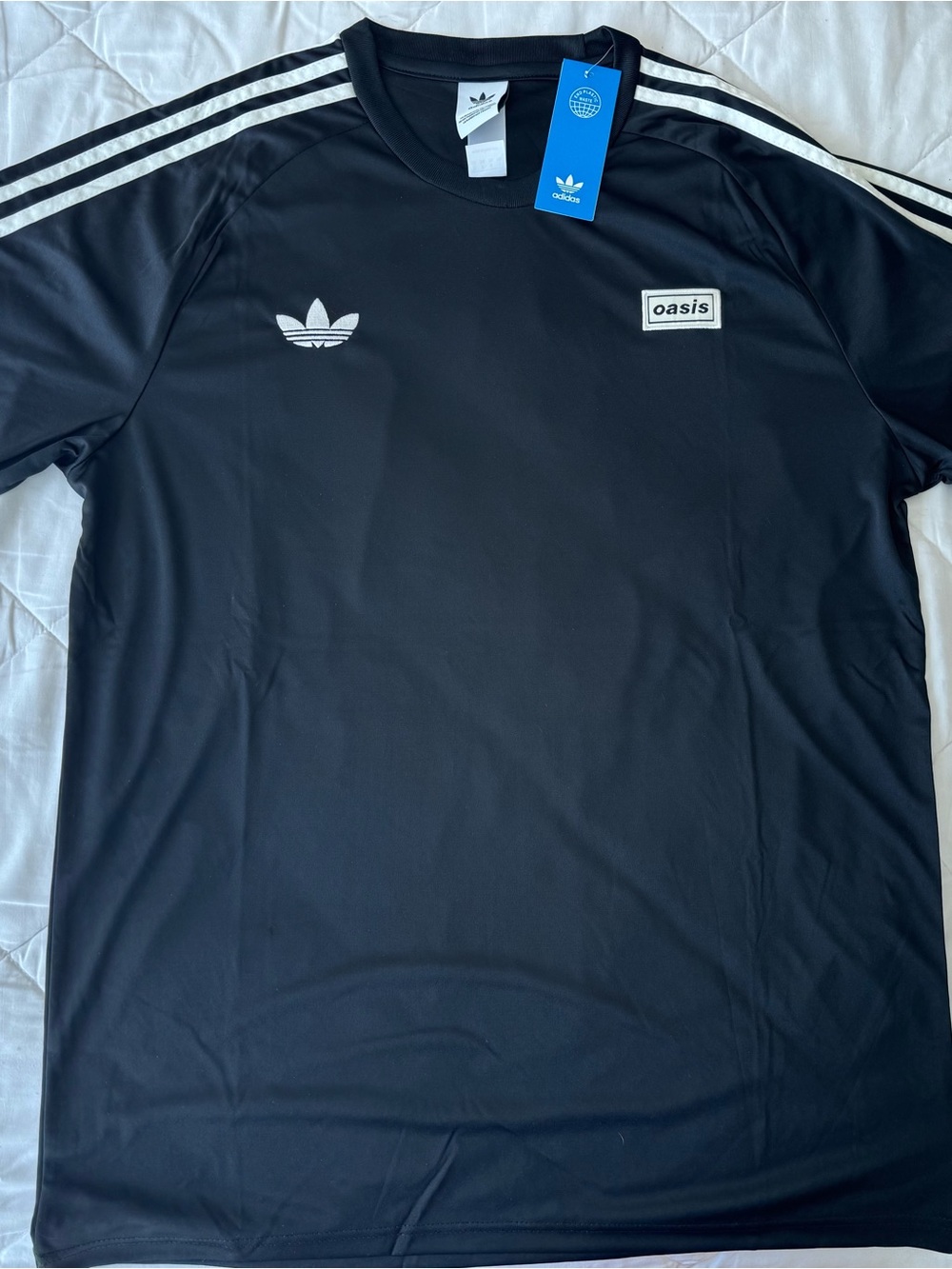 Adidas Oasis Black Short Sleeve T-Shirt
